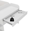 Ver imagem 6 de Cama de Solteiro Funcional Infantil com Escrivaninha e Cama Auxiliar 100% MDF Premium Helena Branco