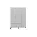 Ver imagem 2 de Conjunto Quarto Infantil com Guarda-roupa 3 Portas e Cômoda com Sapateira Melinda 100% Mdf