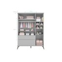 Ver imagem 3 de Conjunto Quarto Infantil com Guarda-roupa 3 Portas e Cômoda com Sapateira Melinda 100% Mdf