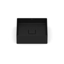 Ver imagem 3 de Cuba de Apoio Quadrada S/ Mesa Terra Matte Black 350x350 - Roca Louça Roca Louças