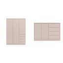 Ver imagem 2 de Conjunto Quarto Infantil com Guarda-roupa 3 Portas 4 Gavetas e Cômoda Pérola