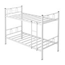 Ver imagem 2 de Beliche Linea Solteiro Estilo Industrial 100% Aço Compacta Branco