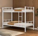 Ver imagem 1 de Beliche Linea Solteiro Estilo Industrial 100% Aço Compacta Branco