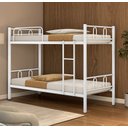 Ver imagem 1 de Beliche Linea Solteiro Estilo Industrial 100% Aço Compacta Branco