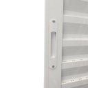 Ver imagem 5 de Kit com 3 Portas Balcão de Alumínio 3 Folhas Móveis 210 x 120cm com Fechadura Linha 25 Branco Esquad
