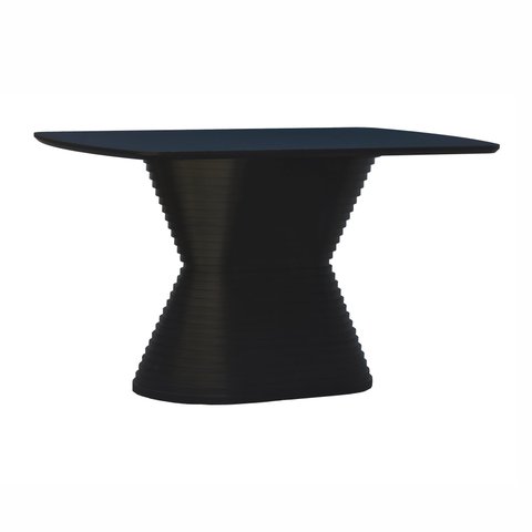 Mesa de Jantar Apollo Tampo Retangular 136x80cm Preto