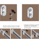 Ver imagem 5 de Suporte Lateral Topo Vesto Rometal Champagne