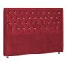 Cabeceira Solteiro Tóquio P04 98 Cm Suede Vermelho Tca 53 - 1