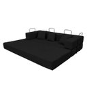 Ver imagem 4 de Sofa Cama 2 Lugares Virginia 185cm Boucle Sofa na Caixa Preto