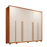 Guarda-Roupa Casal 6 Portas 6 Gavetas Suburban Gold Espresso Móveis 100% MDF - 11