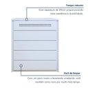 Ver imagem 5 de Cômoda para Quarto 5 Gavetas MDF Unique