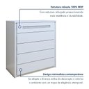 Ver imagem 4 de Cômoda para Quarto 5 Gavetas MDF Unique