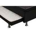 Ver imagem 6 de Cama Box Baú c/Auxiliar Solteiro Universal Courano Nero Black (88x188) - Ortobom