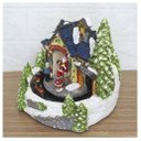 Ver imagem 5 de Decoração Cenário Natalino Musical Fábrica de Brinquedos Movimento Luzes