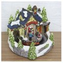 Ver imagem 3 de Decoração Cenário Natalino Musical Fábrica de Brinquedos Movimento Luzes