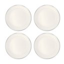 Ver imagem 1 de Conjunto 4 Pratos Raso Cerâmica 26,2cm Harmony Branco
