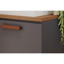 Ver imagem 5 de Bancada de Banheiro Balcão Duna 1 Porta C/ Cuba 60cm Pistache/freijo - Mgm