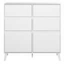 Ver imagem 7 de Cômoda Sapateira para Quarto 120cm x 120cm Dora Branco