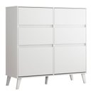 Ver imagem 3 de Cômoda Sapateira para Quarto 120cm x 120cm Dora Branco