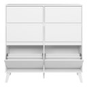 Ver imagem 5 de Cômoda Sapateira para Quarto 120cm x 120cm Dora Branco