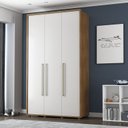 Ver imagem 3 de Guarda-roupa Coimbra 3 Portas Cômoda 8 Gavetas