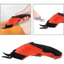 Ver imagem 6 de Tesoura Eletrica Sem Fio Corta Tecido Costura Tapete Papel Papelao Lamina Forte Artesanato Diy ideal