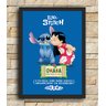 Quadro com Moldura - Lilo e Stitch: Ohana - Pequeno - 1