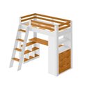 Ver imagem 2 de Cama Alta Beliche Office Adulto Multifuncional com 6 Gavetas Micenas Yescasa