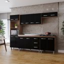 Ver imagem 1 de Cozinha Íris Completa com Balcão Rosa e Cooktop 4 Bocas Mb1 300cm