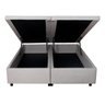 Base Box Baú Casal Bipartido 138x188x42cm Courino com Pistão a Gás - 4