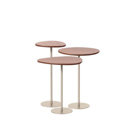 Mesa Lateral Orgânica Botanic 56 Cm - Canella C/ Champanhe - 2