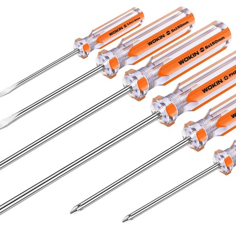 Conjunto de Chaves de Fenda 6 Peças Wokin Tools