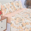 Ver imagem 2 de Jogo de Cama Lençol Queen Minuano 100% Algodão 4 Peças - Rosê