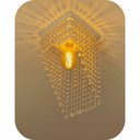 Ver imagem 1 de Lustre Cristal Acrílico 17 X 30 Cm Perfeito para Cozinha, Sala de Estar, Varanda, Quarto, entre Outr