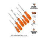 Ver imagem 5 de Conjunto Chaves de Fenda e Phillips - 6 Peças Wokin Tools