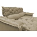 Ver imagem 3 de Sofá Top Compact 180cm Retrátil e Reclinável Bege - Ws