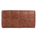 Ver imagem 6 de Puff de Couro Legítimo Decorativo 80x80x40cm Bora