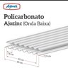 Kit com 10 Telhas de Policarbonato 244x50cm Onda Baixa Cristal Ajover - 4