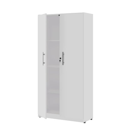 Armário Escritório 2 Portas Light Branco