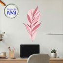 Ver imagem 2 de Adesivo Floral Boho Rosa Estilo Nórdico 31x60 Minimalista Mod.03