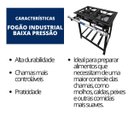 Ver imagem 6 de Fogão Industrial 2 Bocas 30x30 Baixa Pressão P5 Jcn