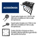 Ver imagem 7 de Fogão Industrial 2 Bocas 30x30 Baixa Pressão P5 Jcn