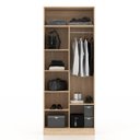 Ver imagem 5 de Guarda-Roupa Modulado 2 Portas San Diego Bege/Aveiro Oak/Cinza Urbano