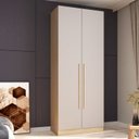 Ver imagem 1 de Guarda-Roupa Modulado 2 Portas San Diego Bege/Aveiro Oak/Cinza Urbano