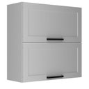 Ver imagem 3 de Armário Aéreo 2 Portas Almofada Americana Basculantes 80cm TM1313 Grazi Branco