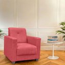 Ver imagem 2 de Poltrona Cadeira para Sala Confortável Reforçada Veneza Suede