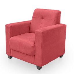 Poltrona Cadeira para Sala Confortável Reforçada Veneza Suede - 5