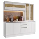 Ver imagem 2 de Armário de Cozinha Compacta 100% MDF 180 cm Branco Smart Madesa 04