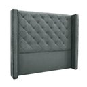 Ver imagem 7 de Cabeceira Cama Box King 195cm e Recamier Vicenza Veludo S04 - D’Rossi