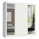 Ver imagem 3 de Guarda-roupa Casal Madesa Reno 3 Portas de Correr com Espelhos